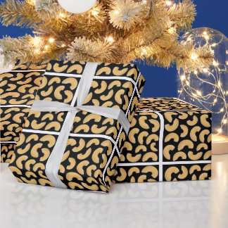 Papel De Presente Padrão de massa macarrônica