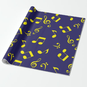 Papel De Presente Padrão de música