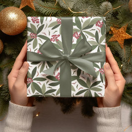 Papel De Presente Padrão de natais vintages