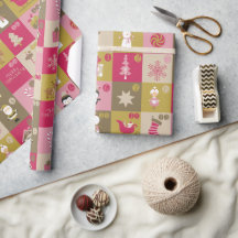 Padrão de Natal de Patchwork de Férias Doce