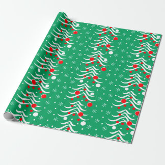 Papel De Presente Padrão de Natal e Ano Novo