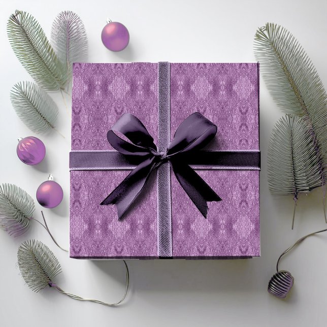 Papel De Presente Padrão de Natal Roxo nº 32 ID1009 (Criador carregado)
