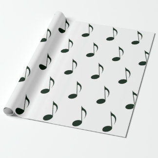 Papel De Presente Padrão de Nota de Música