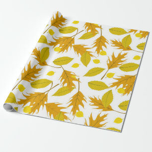 Papel De Presente Padrão de outono