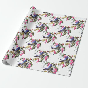 Papel De Presente Padrão de pássaro