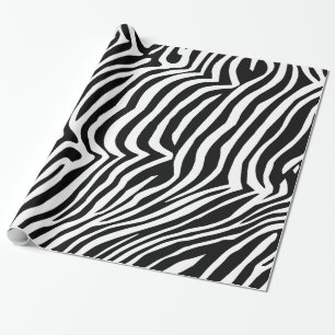 Papel De Presente Padrão de pele de zebra
