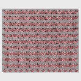 Papel De Presente Padrão de pingente cruzado