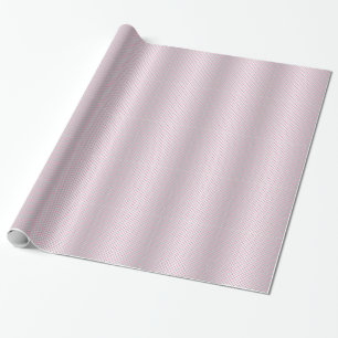Papel De Presente Padrão de Pontos Pink e Branco Prateado