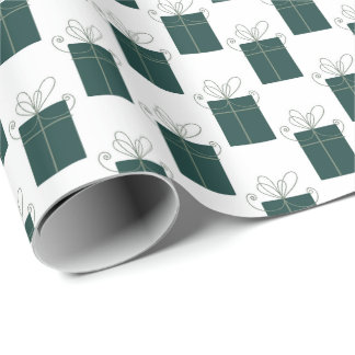 Papel De Presente Padrão de Presentes Caprichosos