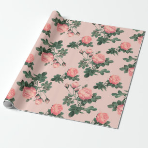 Papel De Presente Padrão de rosa