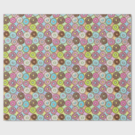 Papel De Presente padrão de rosquinha