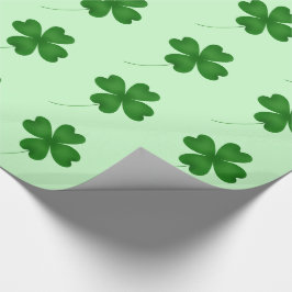 Papel De Presente Padrão de shamrock cômodo