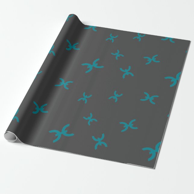 Papel De Presente Padrão de Sinal de Moeda de Criptomoeda Holo Legal (Desenrolado)