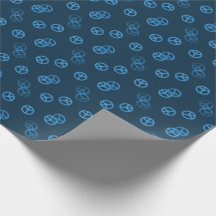 Padrão de Sinal de Paz Azul