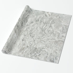 Papel De Presente Padrão de superfície de mármore de Cinzas