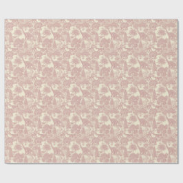 Papel De Presente Padrão de Toalete de Dinossauro Vintage Selva Pré-
