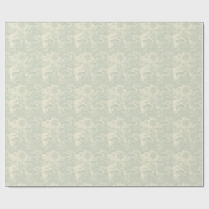Papel De Presente Padrão de Toalete de Selva Design Cênico Tropical