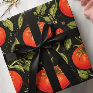 Papel De Presente Padrão de tomate