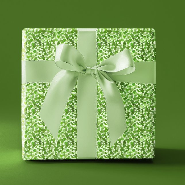 Papel De Presente Padrão de trevo (Criador carregado)