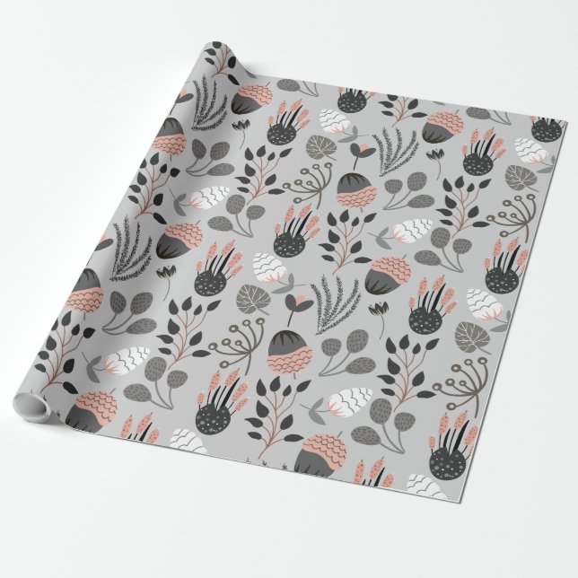 Papel De Presente Padrão de Verão Colorido (Desenrolado)