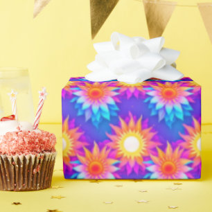 Papel De Presente Padrão de verão vibrante