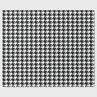 Papel De Presente Padrão de verificação de Abstrato preto-e-branco d