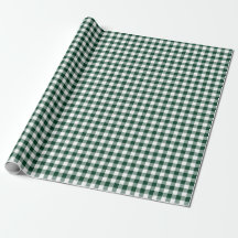 Padrão de Verificação de Gingham Verde da Floresta