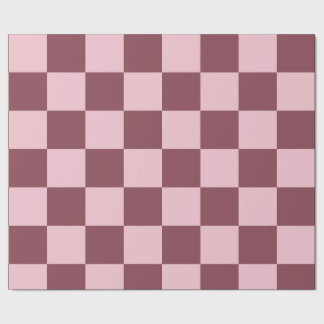 Papel De Presente Padrão de verificação de Rosa de poeira