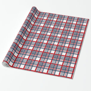 Papel De Presente padrão de xadrez