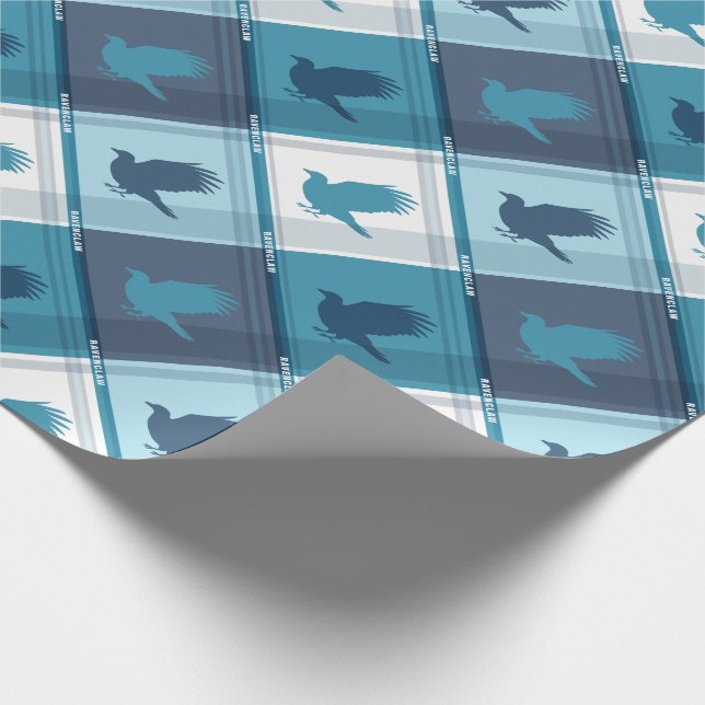 Papel De Presente Padrão de Xadrez do Tartan RAVENCLAW™ (Ponta)