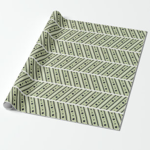 Papel De Presente Padrão decorativo de mão sem costura. Et
