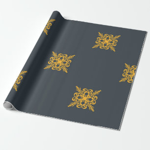 Papel De Presente Padrão decorativo sem costura com elegância o