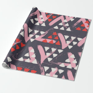 Papel De Presente padrão desenhado à mão