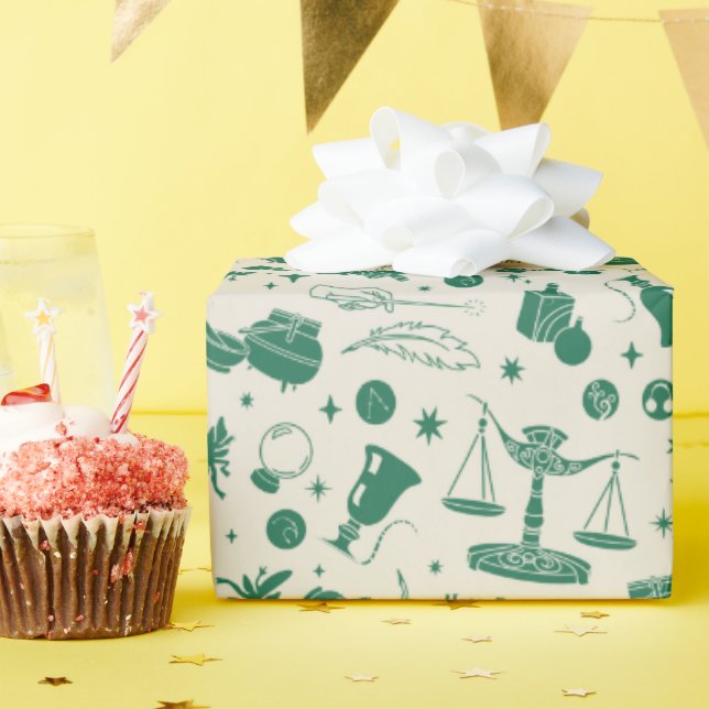 Papel De Presente Padrão do Clube Classe HOGWARTS™ (Festa de aniversário)