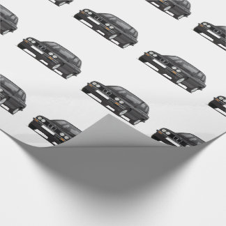 Papel De Presente Padrão do E30 3 Series Preto