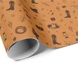 Papel De Presente padrão do estilo ocidental