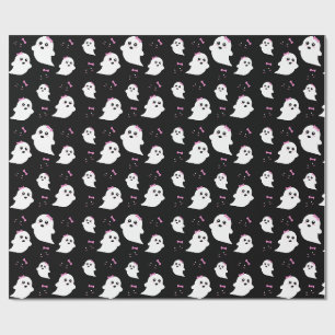 Papel De Presente Padrão do Fantasma