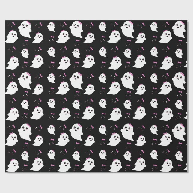 Papel De Presente Padrão do Fantasma (Aberto)