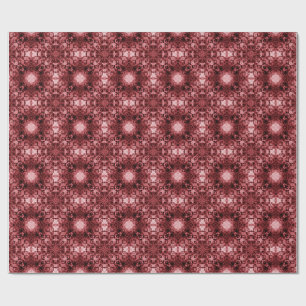 Papel De Presente Padrão do Gótico de assinatura rosa