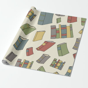 Papel De Presente Padrão do livro