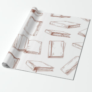 Papel De Presente Padrão do livro