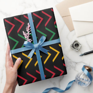 Papel De Presente Padrão do Mês da História Negra