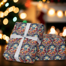 Padrão do rato de Natal de Vidro Chateado