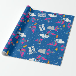 Papel De Presente Padrão do Super Grover 2.0 Night Sky