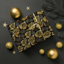 Padrão Dourado de Natal preto nº 29 ID1009