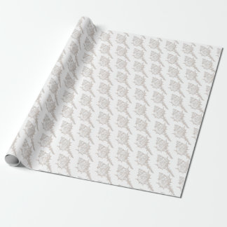 Papel De Presente Padrão elegante de Seashell