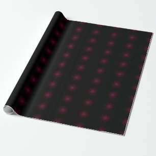 Papel De Presente Padrão em preto e rosa