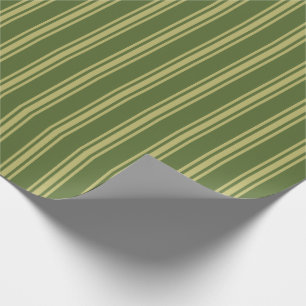Papel De Presente Padrão escura de Khaki verde e escuro