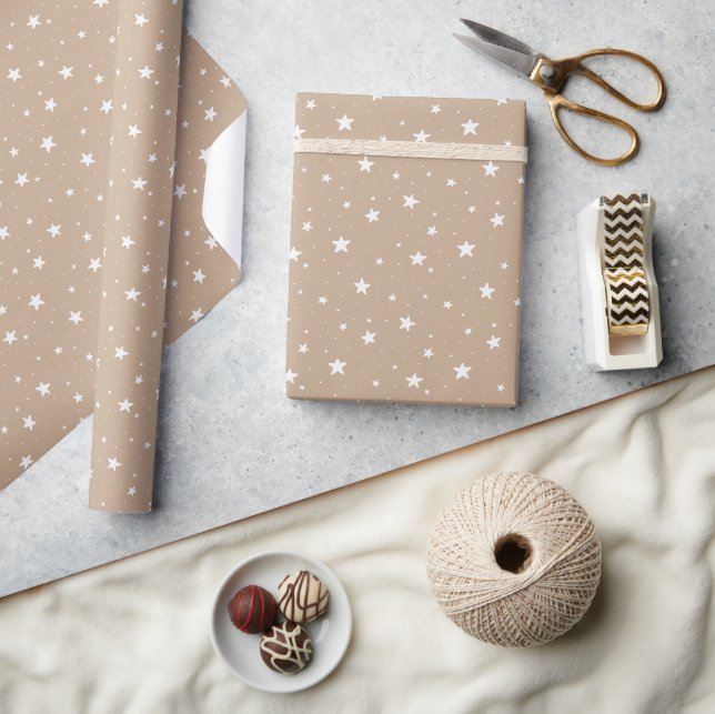 Papel De Presente Padrão Estelar Sonho Boho Impressão Crianças Céu B (Artesanato)