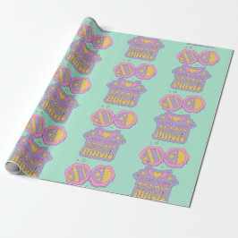 Papel De Presente padrão estilo anos 90